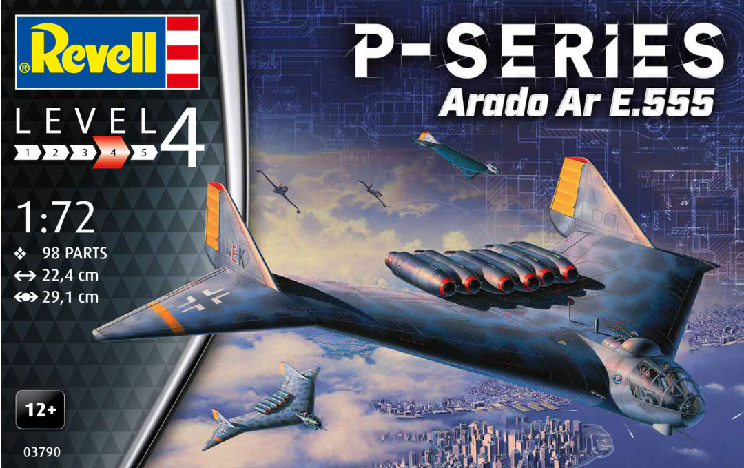 Revell 1/72 3790 Arado Ar E.555 P-Series