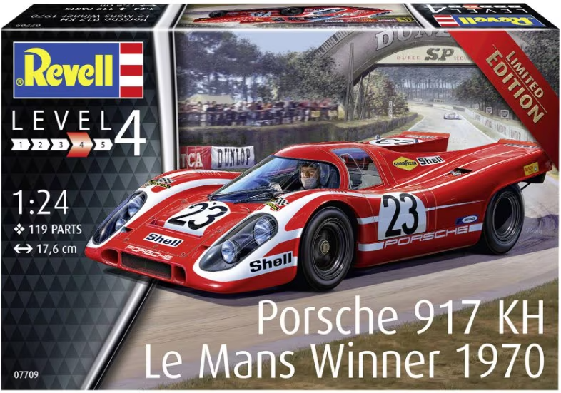 Revell 1/24 07709 Porsche 917K Le Mans 1970 Model Kit