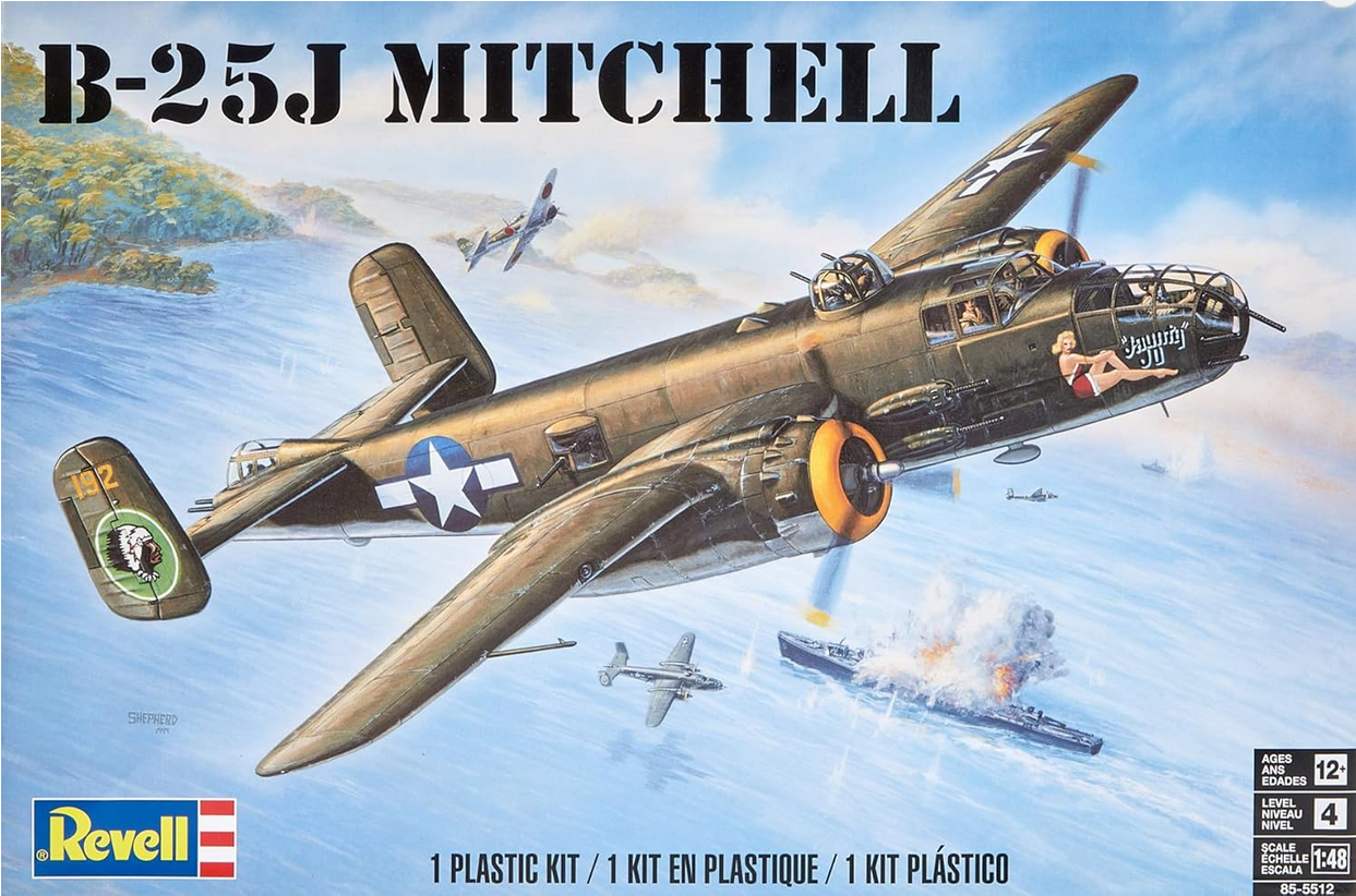 Revell 1/48 B-25J Mitchell Model Aircraft kit