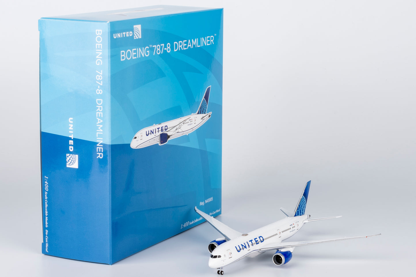 NG Models 1/400 United Airlines 787-8 Dreamliner N45905 Blue Evolution c/s