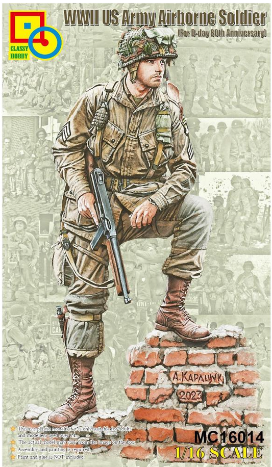 Classy Hobby 1/16 WWII US Airborne Soldier CLS16014 Model Kit