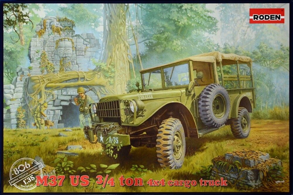 Roden 1/35 35806 M37 US 3/4 ton 4x4 cargo truck