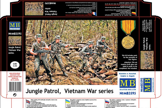 Masterbox 1/35 3595 Jungle Patrol Vietnam War Series