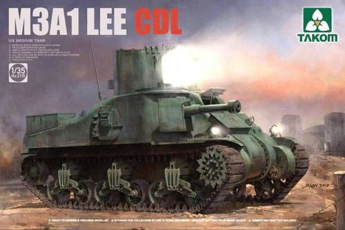 Takom 1/35 2115 M3A1 LEE CDL Model Kit