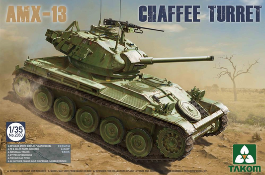 Takom 1/35 2063 AMX-13 Chaffee Turret Model Kit