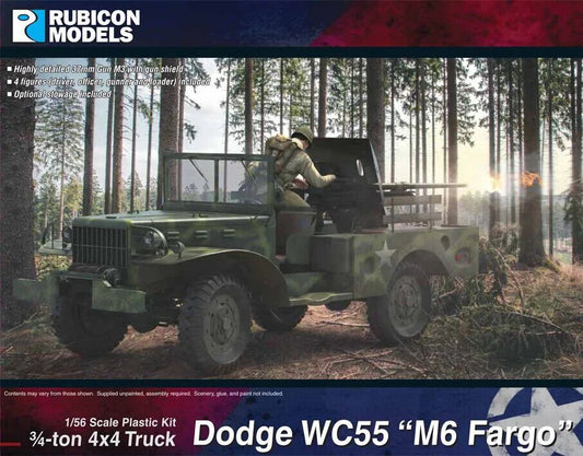 Rubicon Models 280102 Dodge WC55 28MM (1/56 )Wargaming Miniature