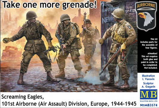 Masterbox 1/35 3574  US Paratroopers, Europe, 1944-1945
