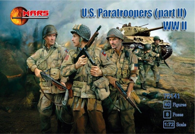 Mars 1/72 72141  U.S. Paratroopers WWII (part II)