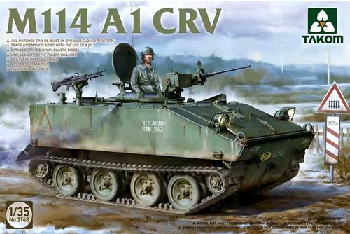 Takom 1/35 2148 M114A1 CRV Model Kit