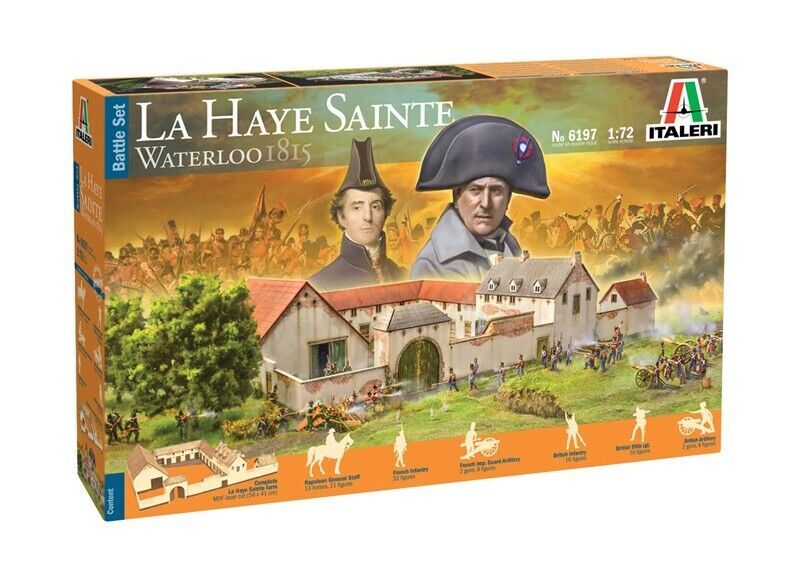Italeri 1/72 6197 La Haye Sainte Battle of Waterloo 1815 Model Kit