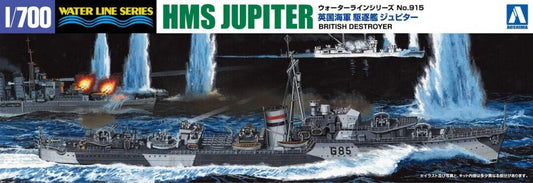 Aoshima 1/700 057674 British Destroyer HMS Jupiter Model Kit