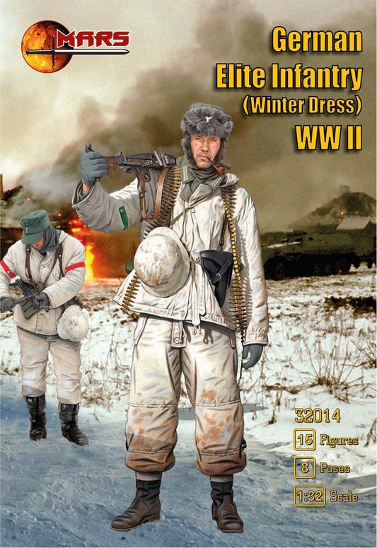 Mars 1/32 32014 German Elite Infantry (Winter Dress) WWII
