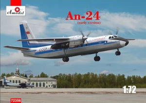 Amodel 1/72 72356 Antonov An-24 (early) Model Kit