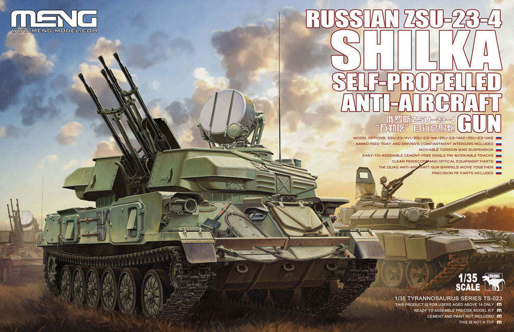 Meng Model 1/35 Russian ZSU-23-4 Shilka Self-Propelled Anti-Aircraft Gun