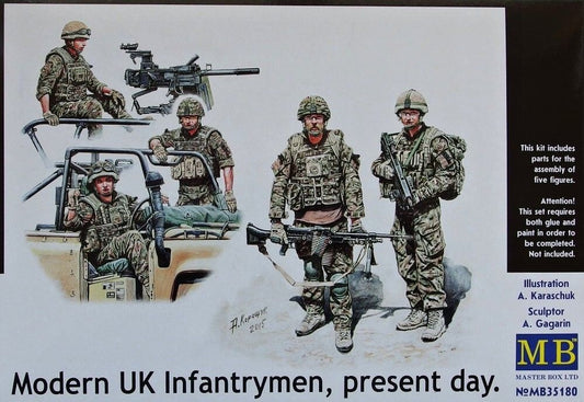 Masterbox 1/35 Modern UK Infantrymen present day