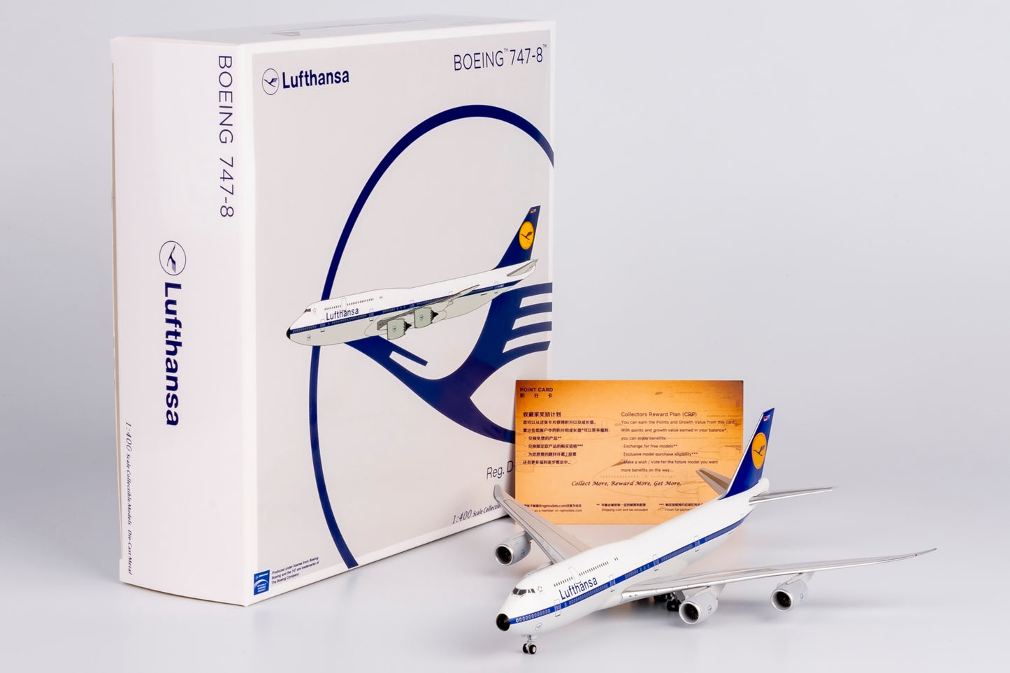 NG Models 1/400 Lufthansa 747-8 D-ABYT Retro colors