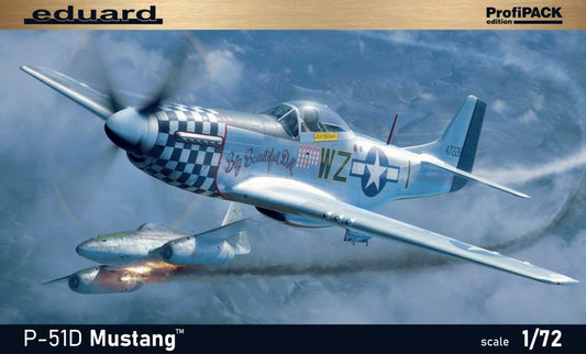 Eduard 1/72 P-51D Mustang (PROFIPACK) Model Aircraft Kit