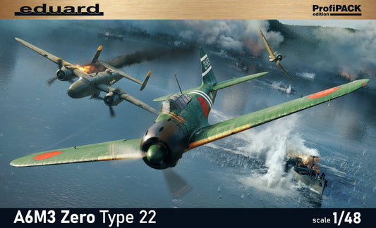 Eduard  1/48 82214 A6M3 Zero Type 22 (PROFIPACK) Model Kit