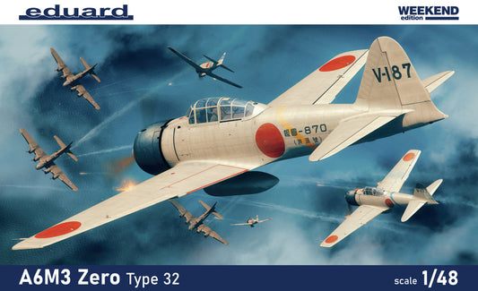 Eduard  1/48 A6M3 Zero Type 32 (Weekend edition) Model Aircraft Kit