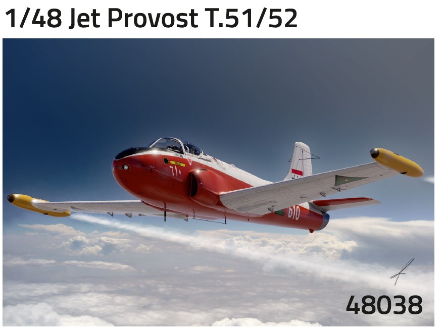 Fly  1/48 48038 BAC Jet Provost T.51/52 Model Kit