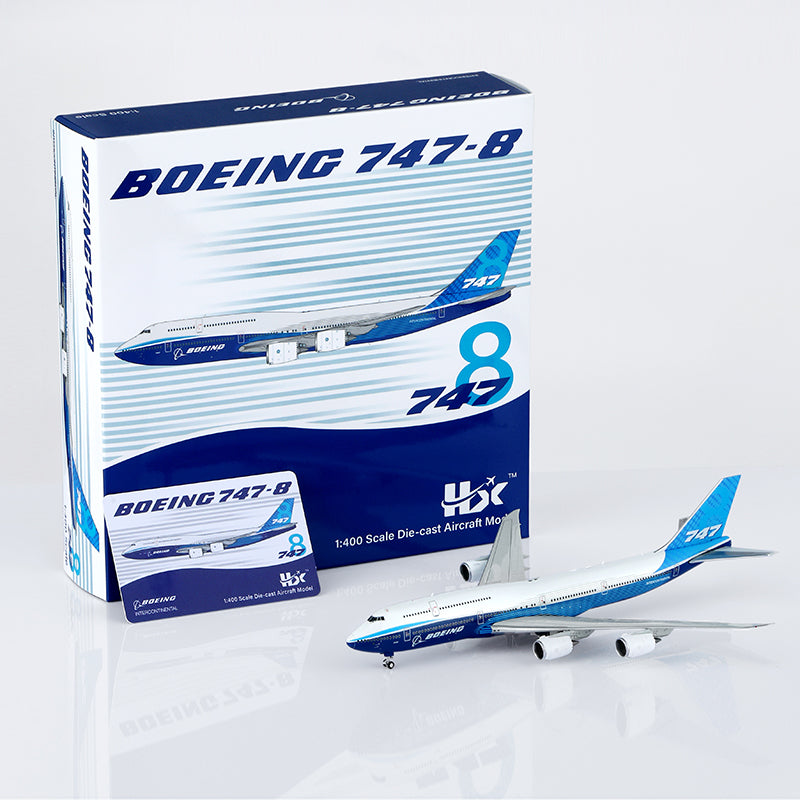 HX Models 1/400 Boeing Company B747-8 Blue "House livery"