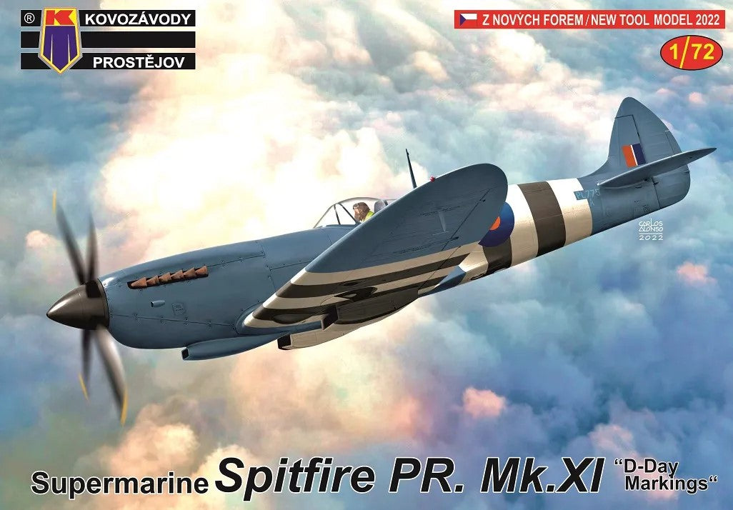 Kovozavody Prostejov 1/72 Supermarine Spitfire PR. Mk.XI D-Day Markings