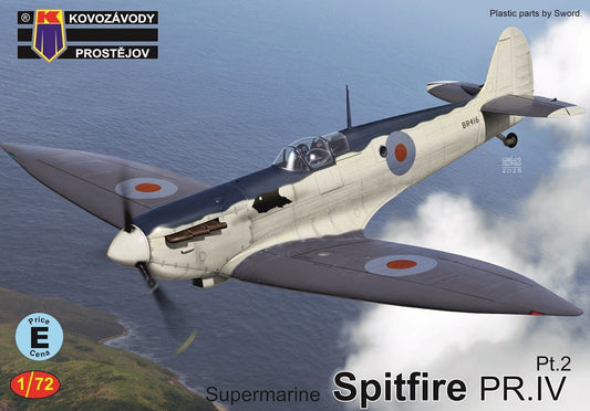 Kovozavody Prostejov 1/72 S. Spitfire PR.IV  Pt.2 Model Kit