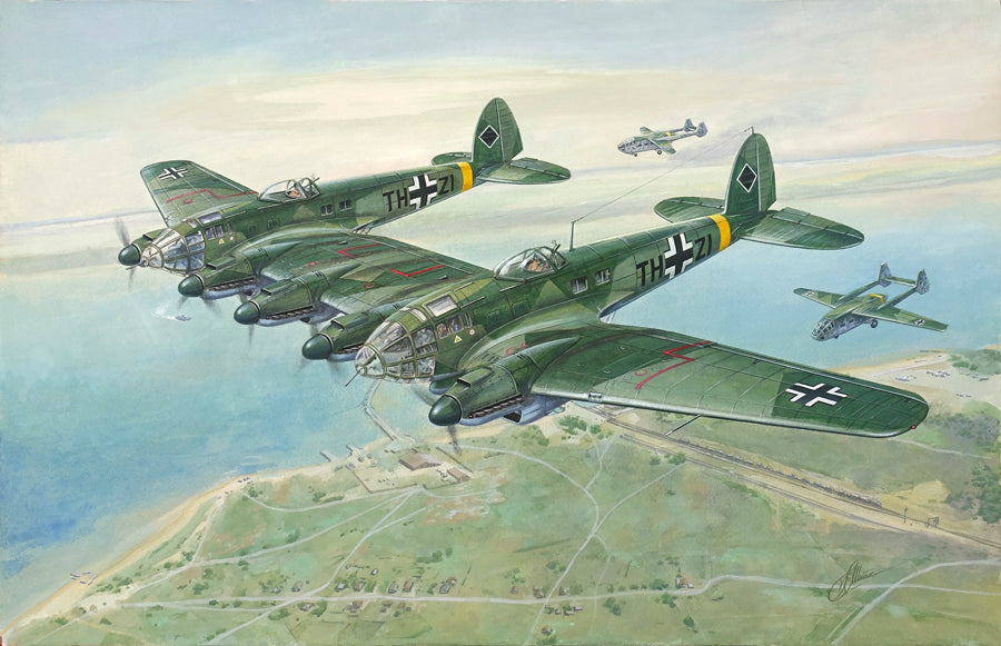 Roden 1/144 346 Heinkel He 111 Z-1 Zwilling Model Kit