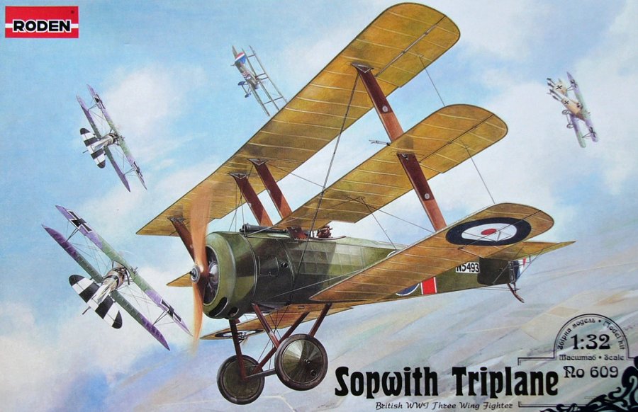 Roden  1/32 Sopwith Triplane (British WWI Fighter)