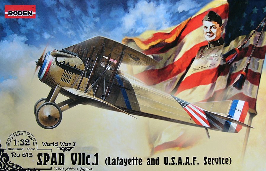 Roden  1/32 SPAD VII c.1 Lafayette and USAAF Service