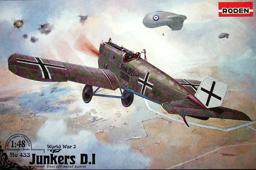 Roden 1/48 433 Junkers D.1 Early Model Kit