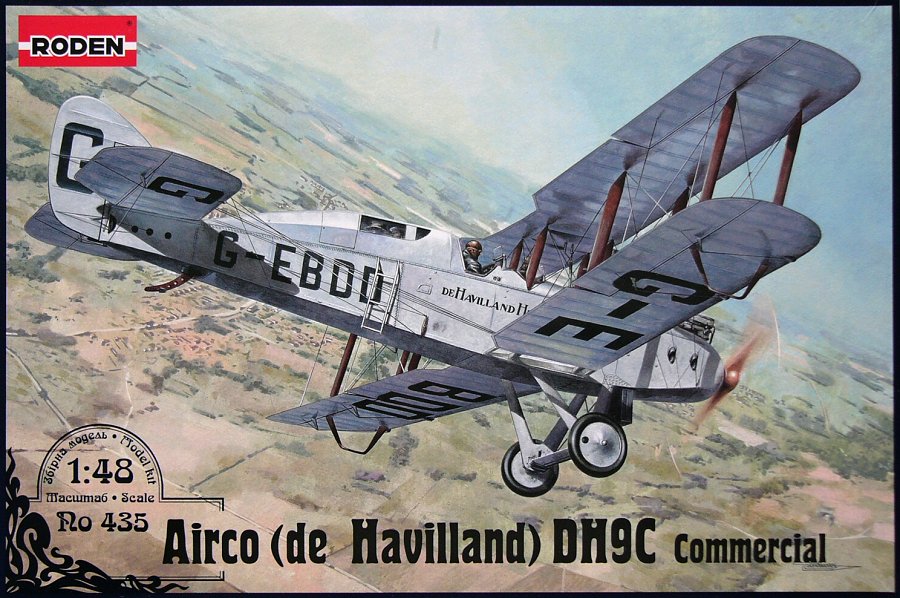 Roden 1/48 435 De Havilland D.H.9c Passenger Model Kit