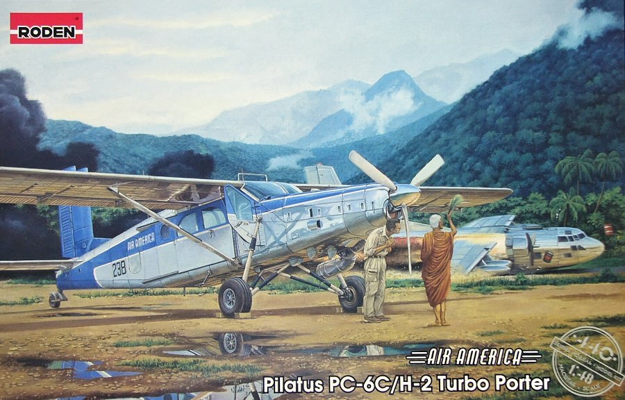 Roden 1/48 440 Pilatus PC-6C/H-2 Turbo-Porter Model Aircraft Kit