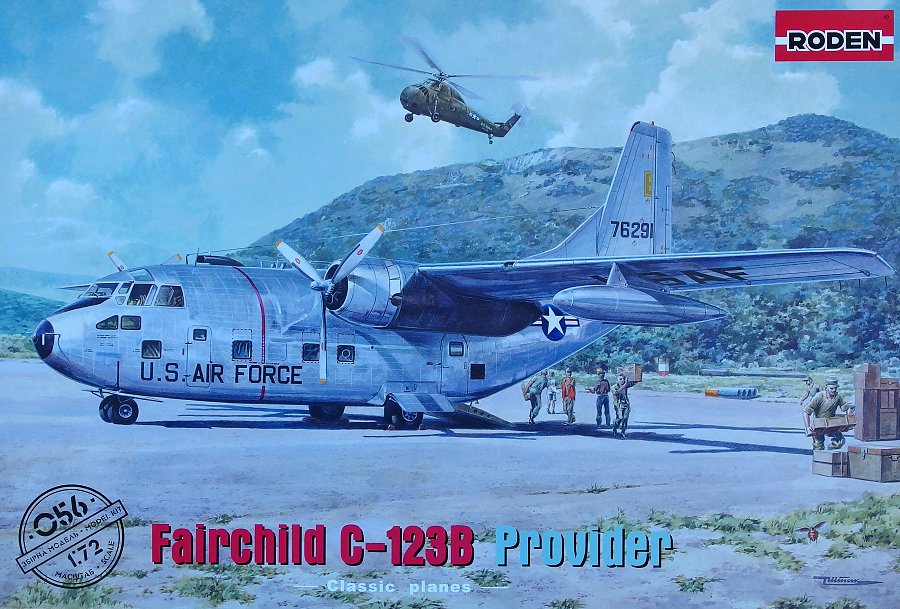 Roden 1/72 056 Fairchild C-123B Provider Model Aircraft Kit