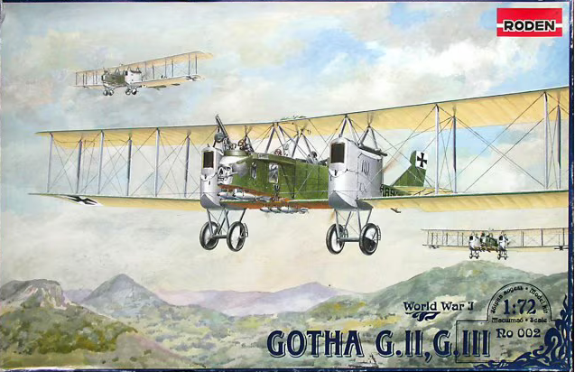 Roden 1/72 002 Gotha G.II/G.III Model Aircraft Kit