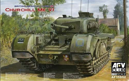 AFV 1/35 British Infantry Tank Churchill Mk VI Model Kit