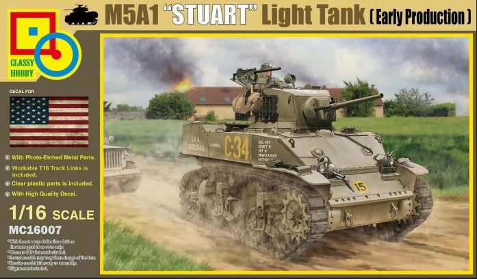 Classy Hobby 1/16 M5A1 "STUART" LIGHT TANK Early Production