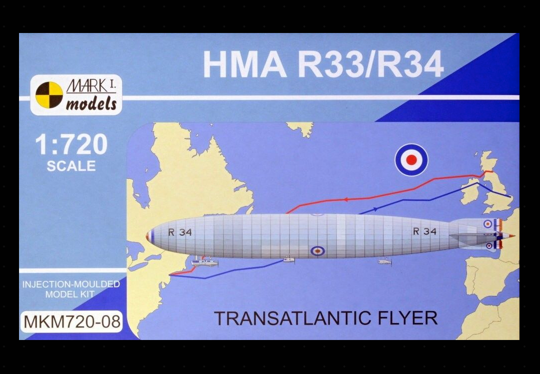 Mark 1 Models 1/720 HMA R33/R34 'Transatlantic Flyer'