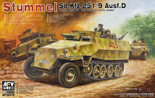 AFV 35278 1/35 Sd.Kfz. 251/9 Ausf. D early type Stummel Model Kit