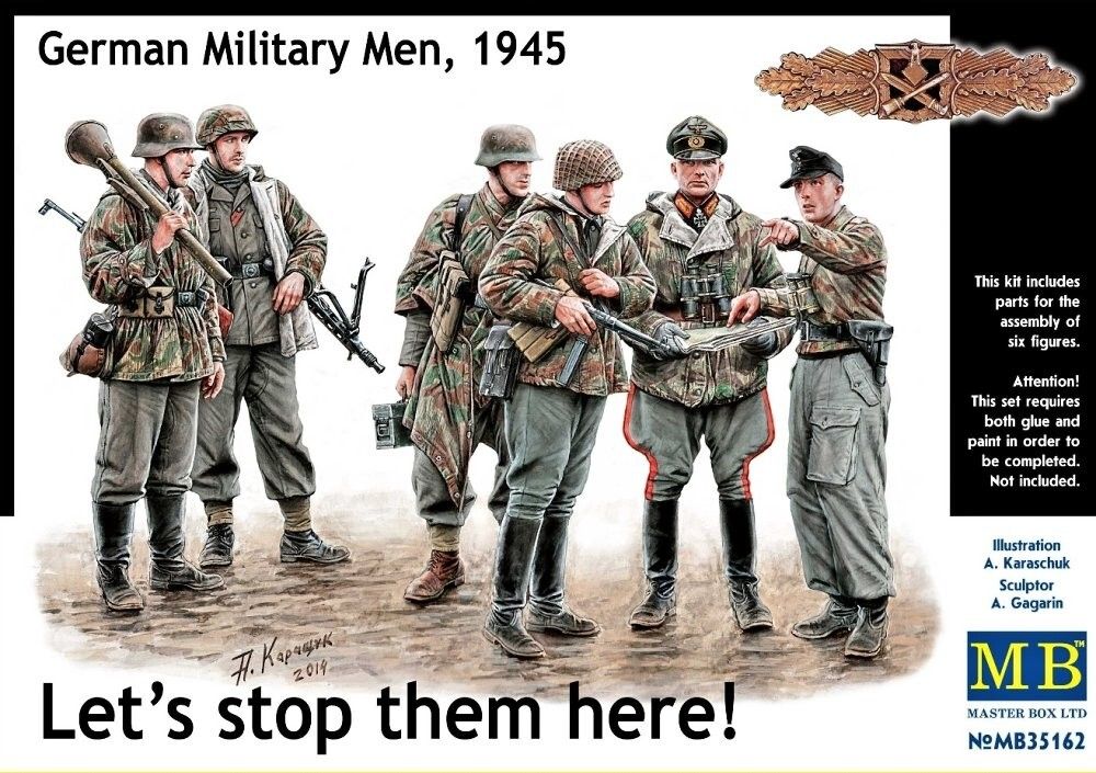 Masterbox 1/35 Germany Military Men 1945