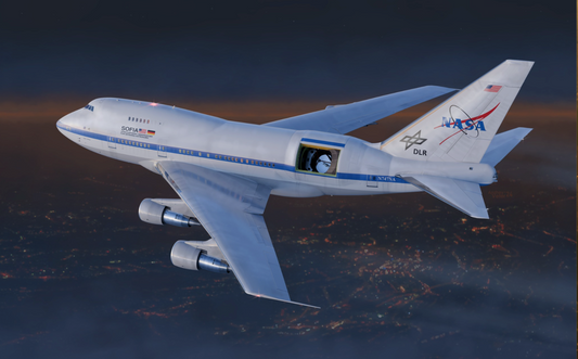 AMP 1/144 Boeing 747SP Airborne Telescope SOFIA model