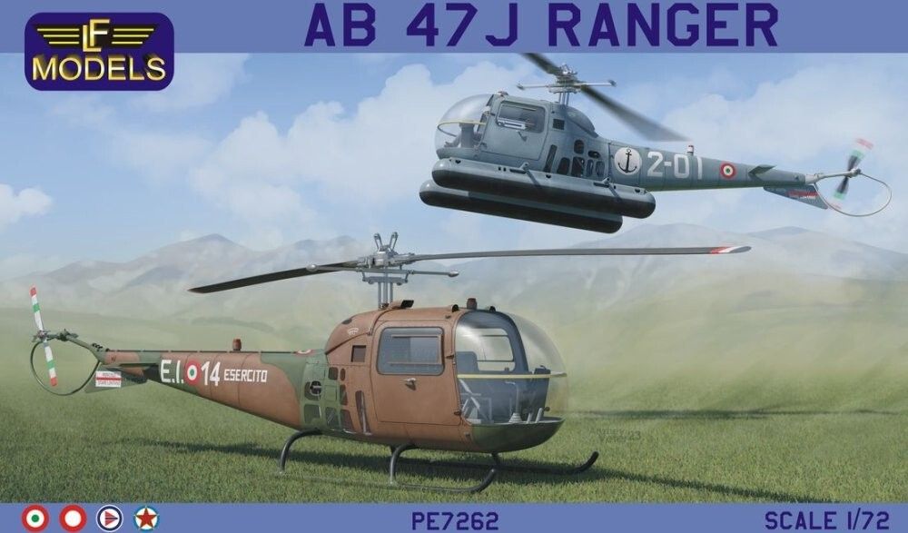 LF Model 1/72 7262 AB 47J Ranger Model Kit