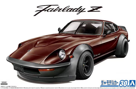 Aoshima 1/24 058442 Nissan S30 Fairlady Z Aero Custom '75 Model Kit