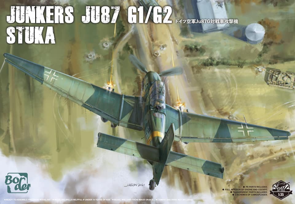 Border Model 1/35 BF-002 Junkers Ju87 G1/G2 Stuka Model Kit