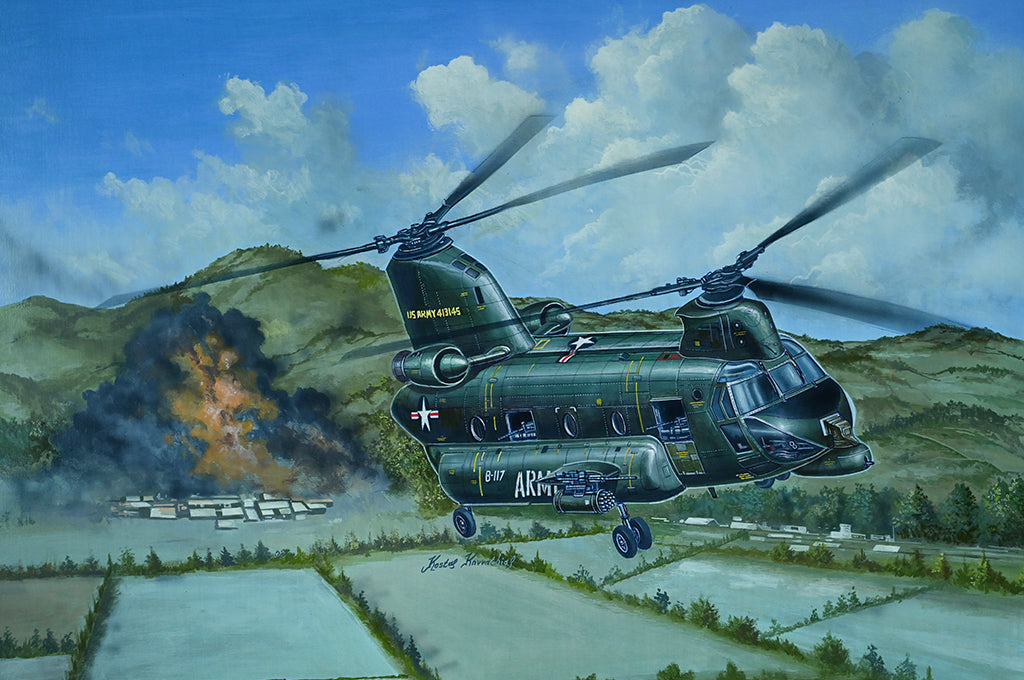 Trumpeter 1/35 ACH-47A Armored Chinook Model Kit