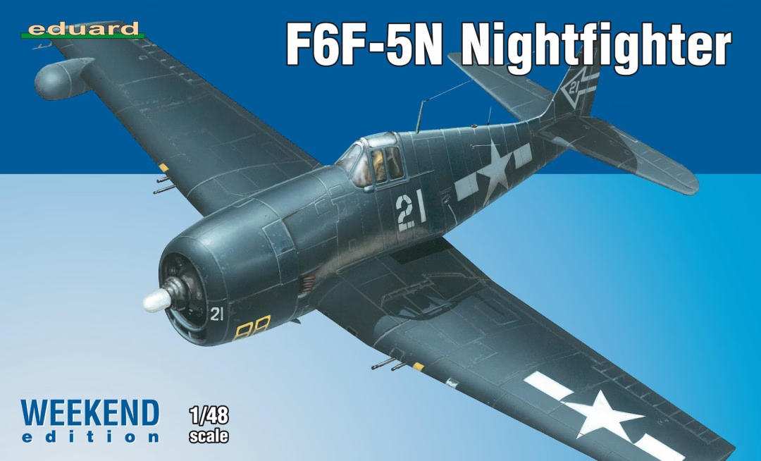 Eduard 1/48 84133 F6F-5N Nightfighter Weekend Edition Model Kit