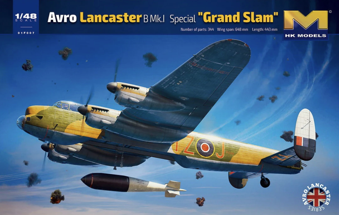 Hong Kong Models 1/48 Avro Lancaster B Mk.I Special Grand Slam Model Kit