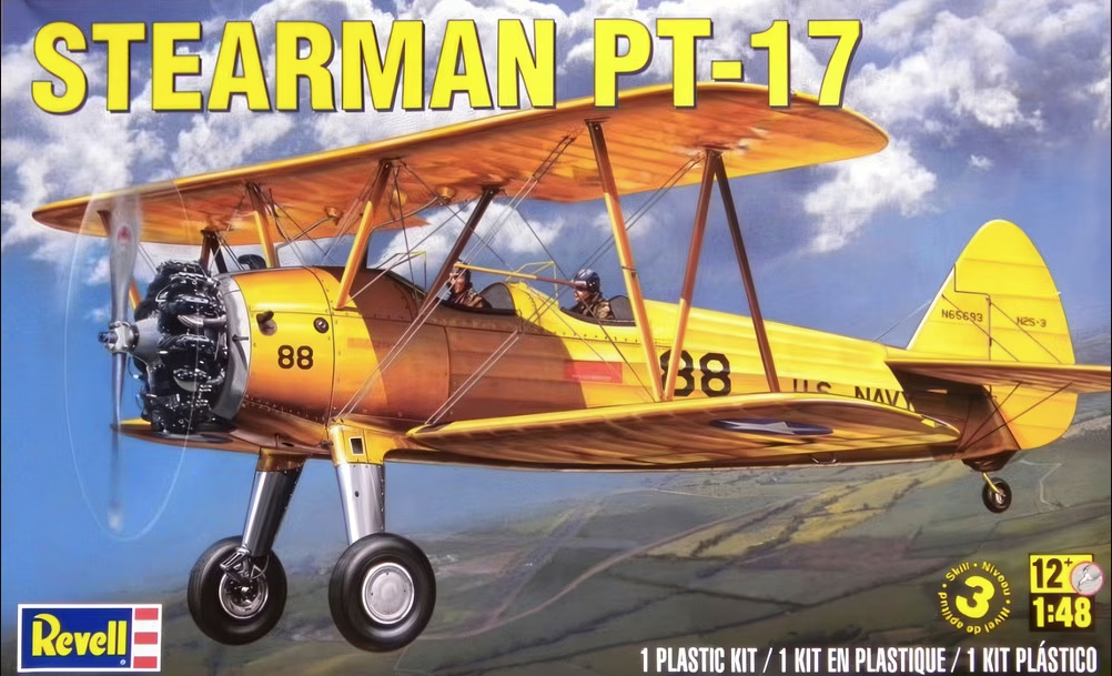 Revell 1/48 85-5264 Stearman PT-17 Model kit