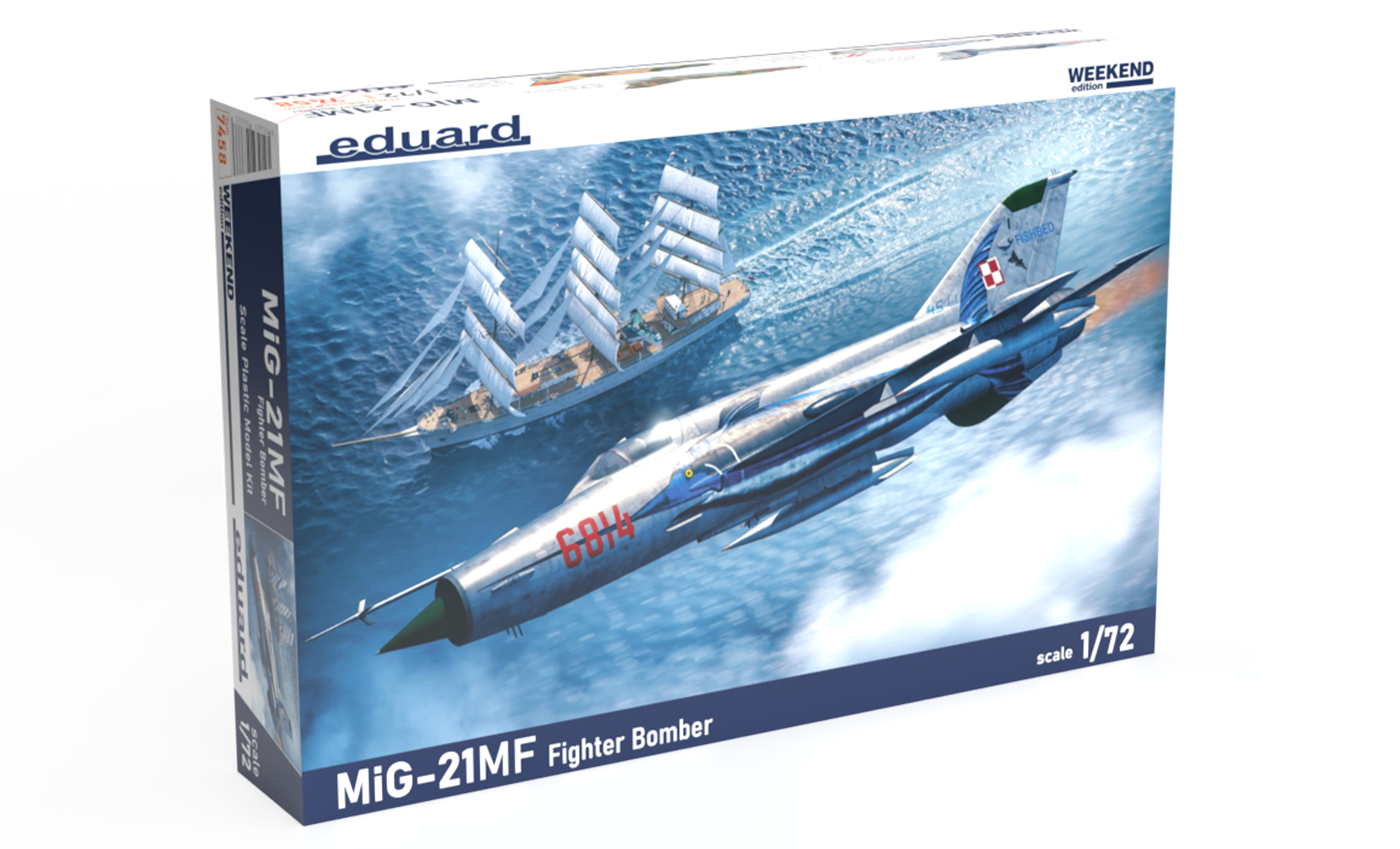 Eduard 1/72 7458 MiG-21MF Fighter Bomber (Weekend Edition)