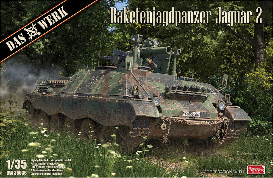 Das Werk 1/35 Raketenjagdpanzer Jaguar 2 Model Tank Kit